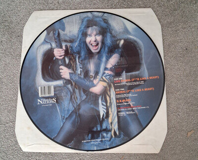 W.A.S.P WASP Live Animal F**k Like a Beast 12" Picture Disc Single Vinyl Record