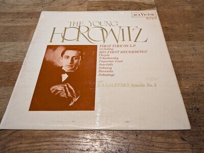 Vladimir Horowitz – The Young Horowitz - Vinyl LP RB 6767 UK 1968 1st Press RCA