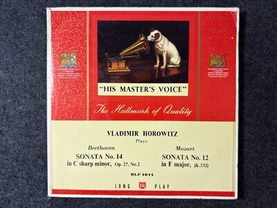 Vladimir Horowitz - His Master's Voice - Vinyl - BLP 1014 - Very Good Condition