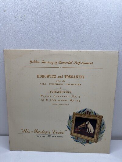 Tchaikovsky Piano Concerto No1 Horowitz Toscanini NBC Symphony Vinyl LP HMV