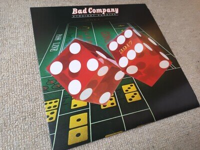 Bad Company Straight Shooter LP UK 1st Press GREAT AUDIO! [Ex+/Ex] dv