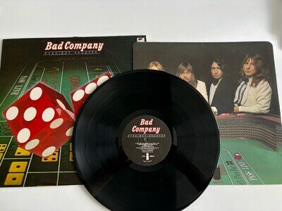 Bad Company Straight Shooter Vinyl Record 1975 Island Records UK ILPS 9304 Ex