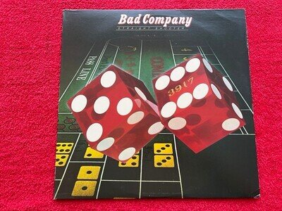 BAD COMPANY ~ STRAIGHT SHOOTER 1975 UK VINYL LP RECORD ILPS 9304 A1-B1
