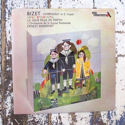 Bizet Symphony in C Major Classical Vinyl LP Record Ernest Ansermet Ex+
