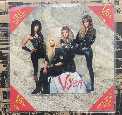 Vixen - Cryin' 7" Shaped Picture Disc - 1988 EMI - MTPD 60