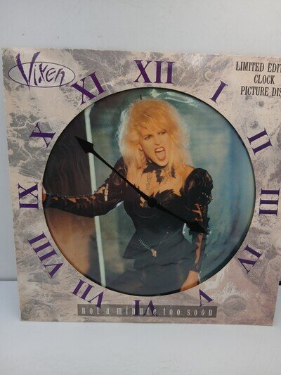 Vixen - Not A Minute Too Soon-12” & How Much Love 12" picture disc