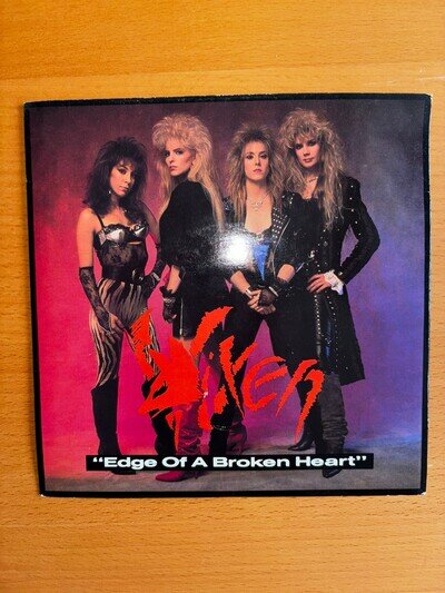 Vixen - Edge Of A Broken Heart UK 1988 7" Vinyl Single EMI-Manhattan MT 48