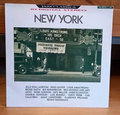 Various - Jazz Classics: New York (UK vinyl compilation) 1986 BBC jazz