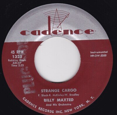 Jazz / Inst--Billy Maxted And His Orchestra ‎– Strange Cargo / Two Finger Blues
