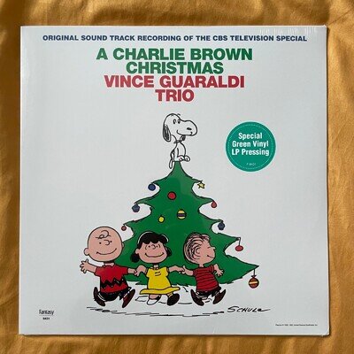 VINCE GUARALDI TRIO - A Charlie Brown Christmas (Soundtrack) - green vinyl LP
