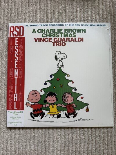 Vince Guaraldi Trio - Charlie Brown Christmas RSD Red Swirl Peppermint. Sealed