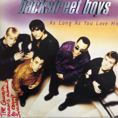 Backstreet Boys As long as you love me Jive 1997 U.K 12" Record
