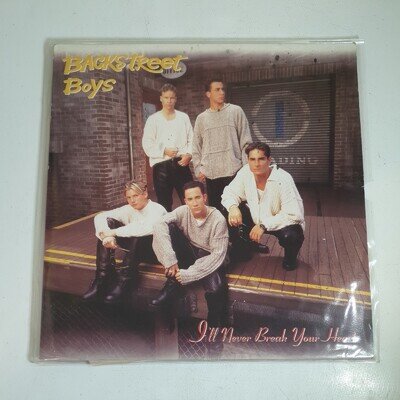 Vintage Backstreet Boys "I'll Never Break Your Heart" 12" Vinyl Single (1995)