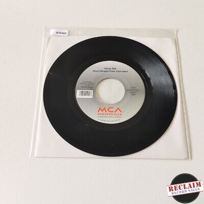 vince gill - shoot straight from your heart 7" vinyl record VG+