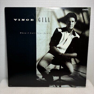 Vince Gill ‎Vinyl When I Call Your Name 1989 MCA-42321 Album 12" Record Tested
