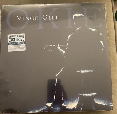 VINCE GILL OKIE Exclusive Limited Edition Blue Colored Vinyl LP Record SEALED