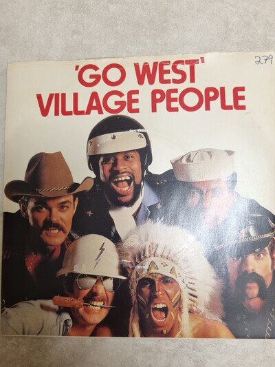 Village People Go West 7" Vinyl Single 45rpm Mercury 1979 Disco