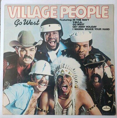 Village People - Go West 1979 LP Album Record (Y.M.C.A) Vinyl Is In NM Con