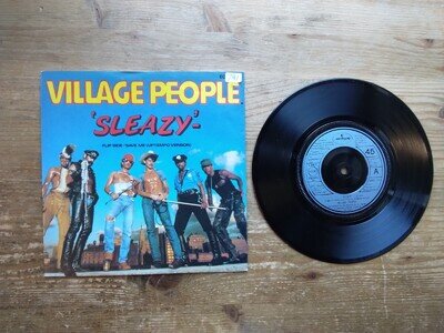 Village People Sleazy / Save Me Excellent 7" Single Vinyl Record 6007237
