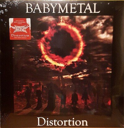Babymetal - Distortion 12" Single Red Vinyl 2018 Babymetal M/M Mint Sealed