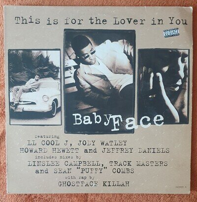 12" Vinyl Single Record Baby Face - This Is For The Lover In You
