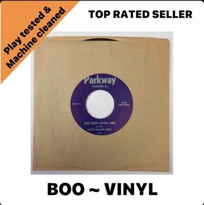 Baby Face Leroy Trio Just Keep Lovin Her Parkway 501 Vinyl 7” Record NM / NM