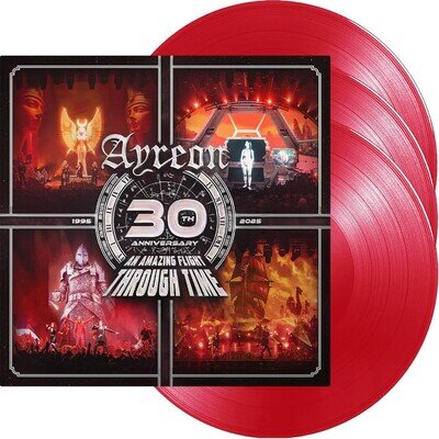 AYREON An Amazing Flight Through Time Vinyl LP x3 (Red / Limited) NEW & SEALED