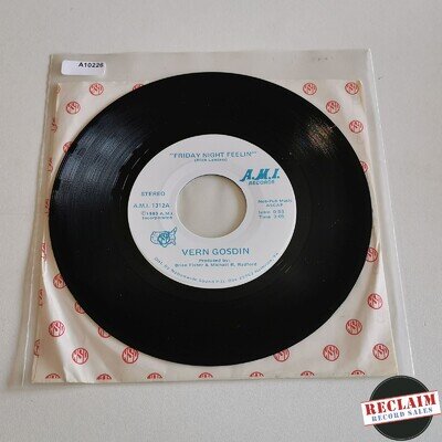 vern gosdin - friday night feelin 7" vinyl record VG+