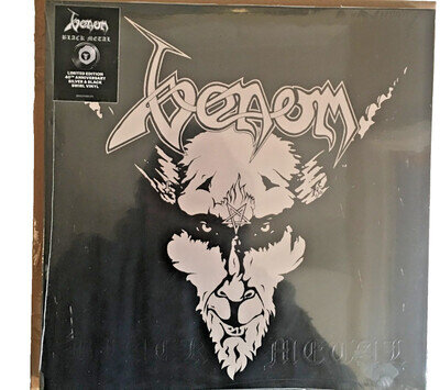 Venom Black Metal Vinyl LP Limited Edition Metallic Silver & Black coloured