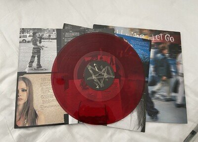 Avril Lavigne Let Go HMV Red Marbled Vinyl