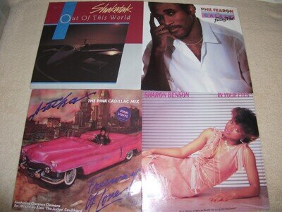 BUNDLE OF 4 X MIXED 12" VINYL SINGLES EXCELLENT