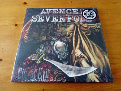 Avenged Sevenfold City Of Evil RED & WHITE Swirl Vinyl LP (Reissue/US/SEALED)