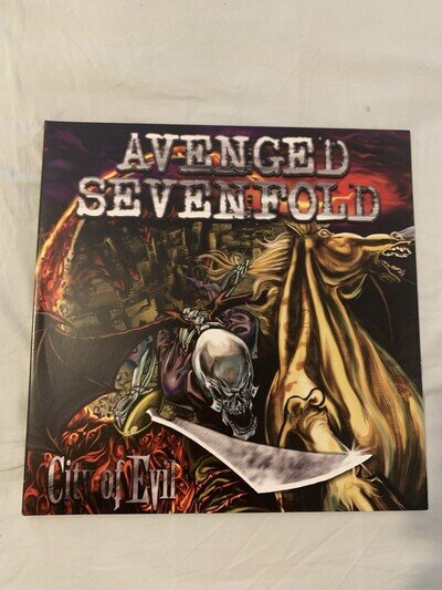 Avenged Sevenfold City of Evil Vinyl Album, 12" Coloured Vinyl, 2-Disc Set