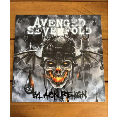 Avenged Sevenfold Black Reign 12" Black Vinyl EP 2018 Warner 547161-1 Sleeve