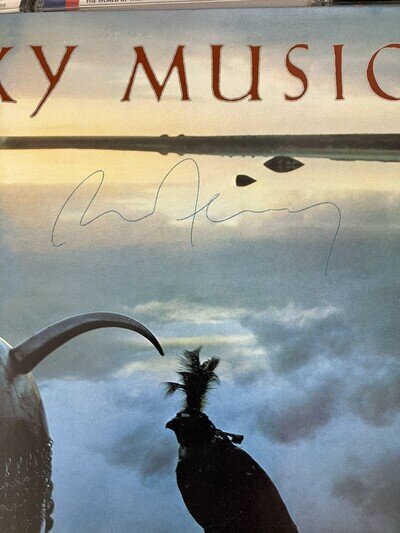 Roxy Music ‘Avalon’ Vinyl Signed By Bryan Ferry