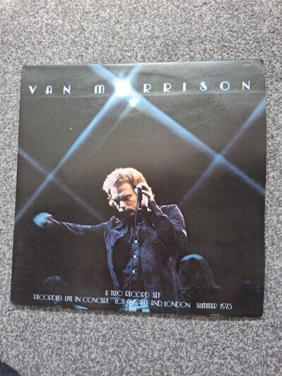 Van Morrison It's Too Late To Stop Now Double Vinyl LP. K86007 1974. VG+