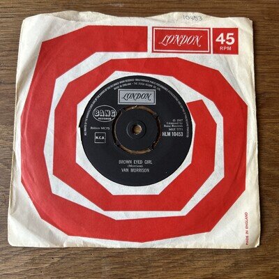 Rock Van Morrison ‎– Brown Eyed Girl / Goodbye Baby London HLM 10453