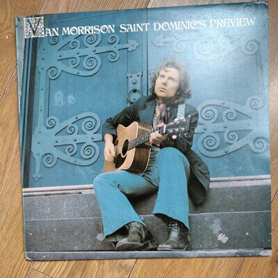 Van Morrison - Saint Dominic's Preview UK Vinyl LP Insert K46172 1st Press NM/EX