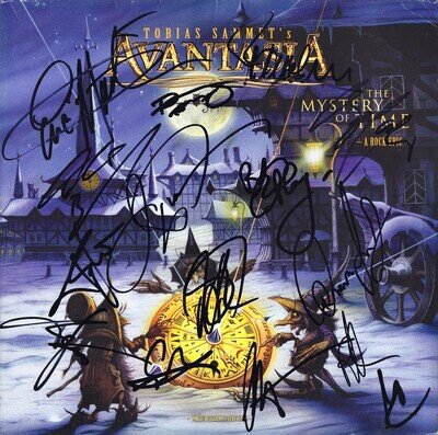 AVANTASIA Mystery of Time SIGNED x14 Vinyl LP, Michael Kiske Helloween AUTOGRAPH