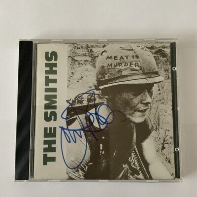 Johnny Marr Hand Signed The Smiths Meat Is Murder CD Music Autograph