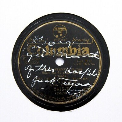 JACK TEAGARDEN Autograph on 1931 CHARLESTON CHASERS COLUMBIA 2415-D [78]