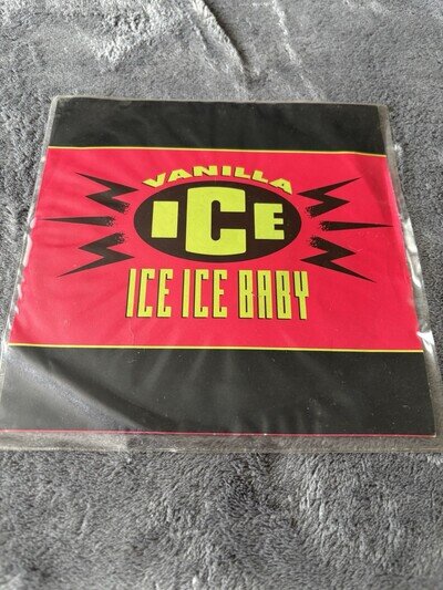 Vanilla Ice Ice Ice Baby 12" Vinyl Single SBK Records 1990 Hip-Hop