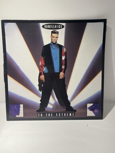 Vanilla Ice 'To the Extreme' 12" Vinyl LP Record, 1990 SBK Records EX/EX