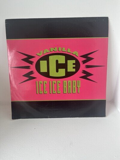 Vanilla Ice Ice Ice Baby 12" Single Vinyl Record 12SBK 18 SBK Records
