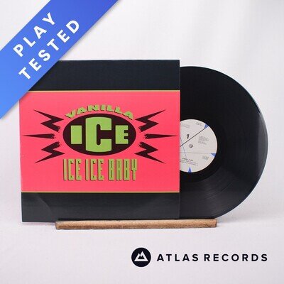 Vanilla Ice Ice Ice Baby 12" Single Vinyl Record 12SBK 18 SBK Records - EX/VG+