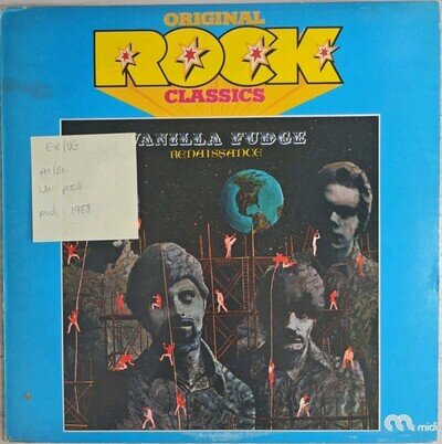 Vanilla Fudge Renaissance Vinyl Record EX/VG MID30043 1988