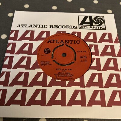 Vanilla Fudge - Where Is My Mind/The Look Of Love - Original uk 1968 single