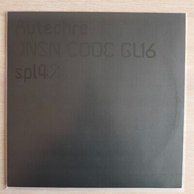 Autechre – JNSN CODE GL16 / spl47 DPD next day delivery, MOFI sleeves, Excellent