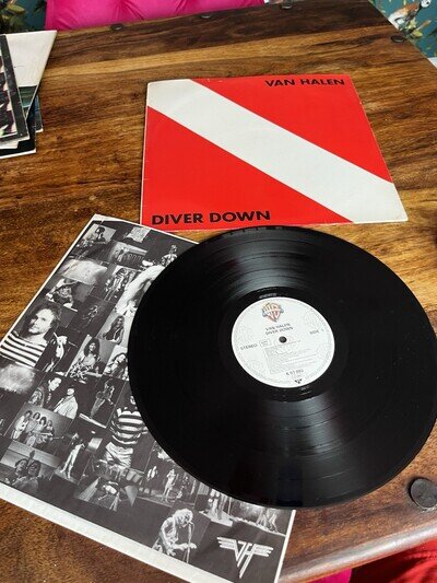 Rare Rock Van Halen Diver Down Lp 12” Vinyl