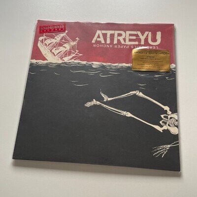 Atreyu - Lead Sails Paper Anchor Red/Black Marble Vinyl LP 2019 MOVLP2408